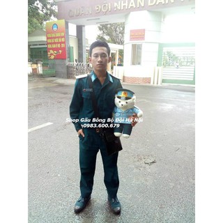 Gấu Bông Bộ Đội Phòng Không Không Quân 45 cm