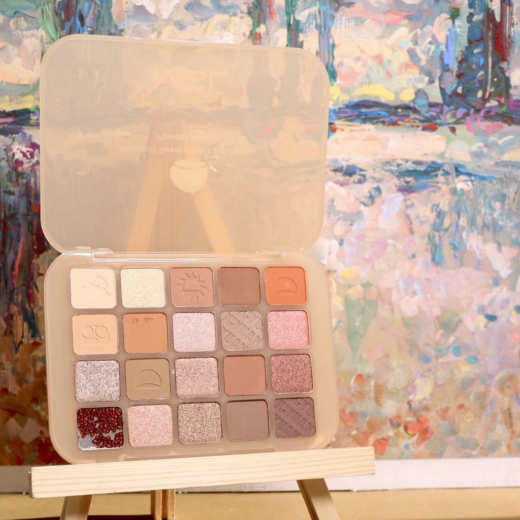 Bảng Phấn Mắt 4 Màu Sắc Trang Điểm Chuyên Nghiệp Cho Người Mới Bắt Đầu