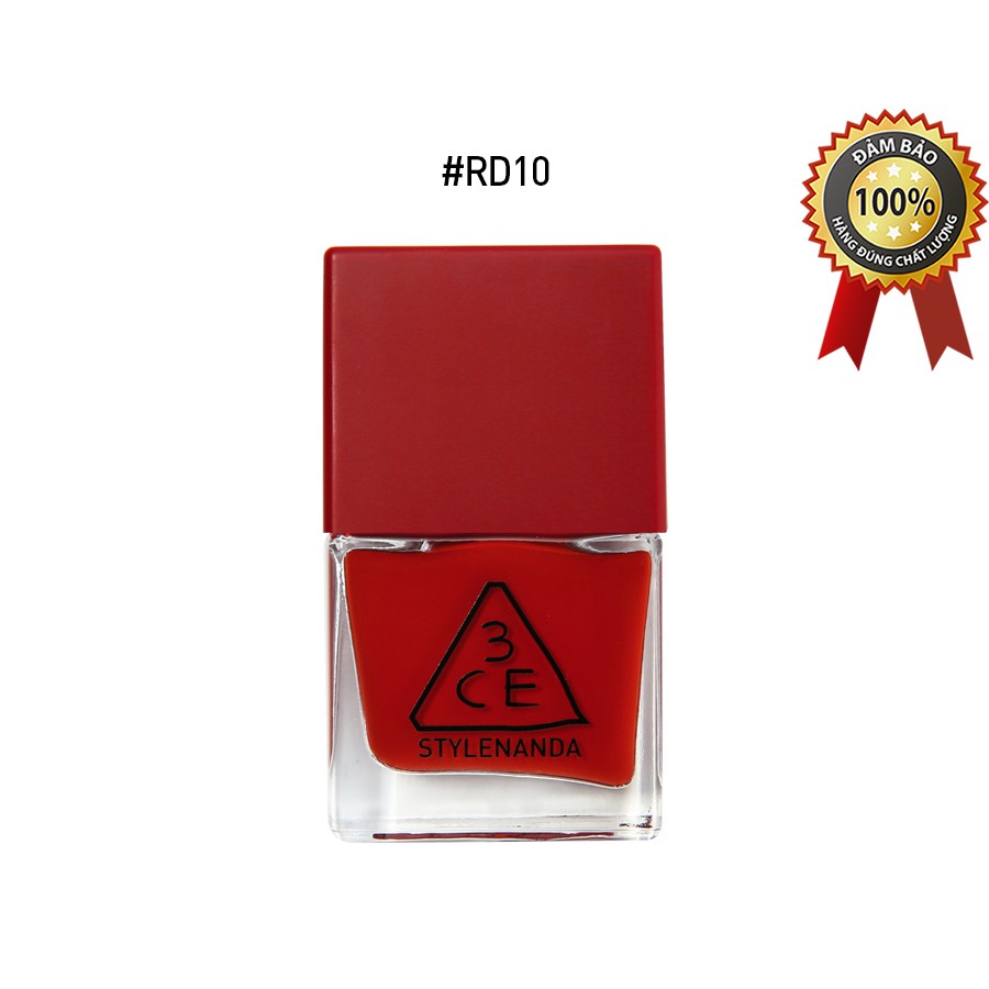 SƠN MÓNG TAY [3CE] RED RECIPE LONG LASTING NAIL LACQUER #RD10