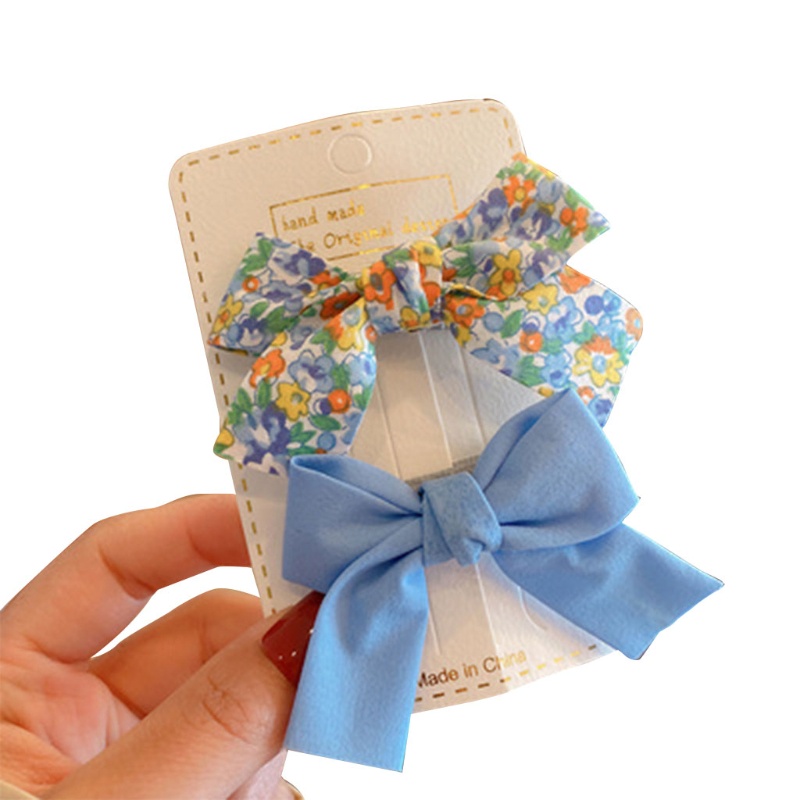 Set 2 Kẹp Tóc Hình Hoa Phong Cách Retro Cho Bé Gái