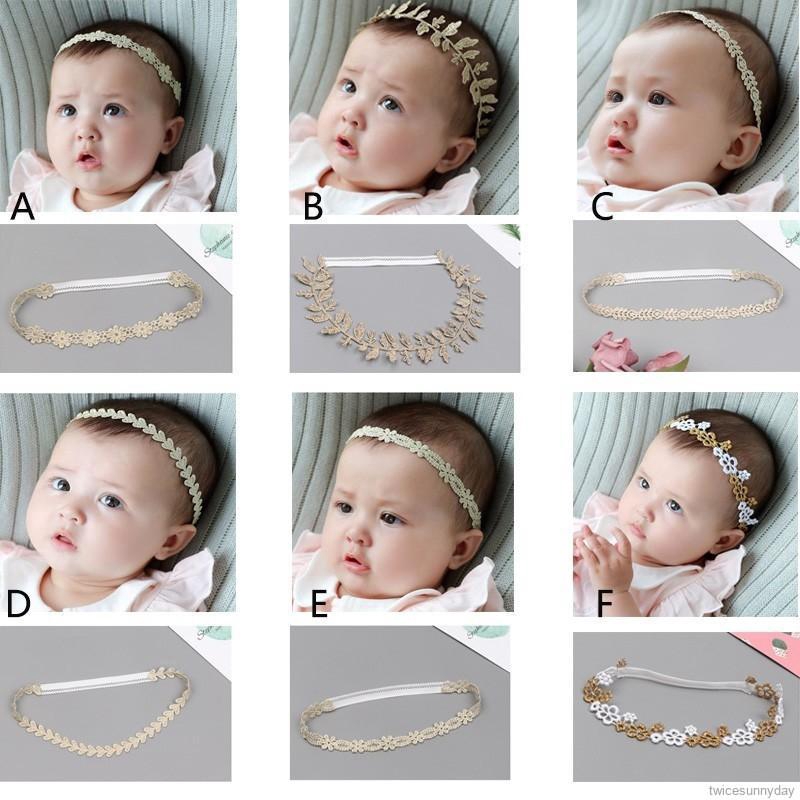 Vòng Hoa Ren Đeo Đầu Đáng Yêu Cho Bé Gái