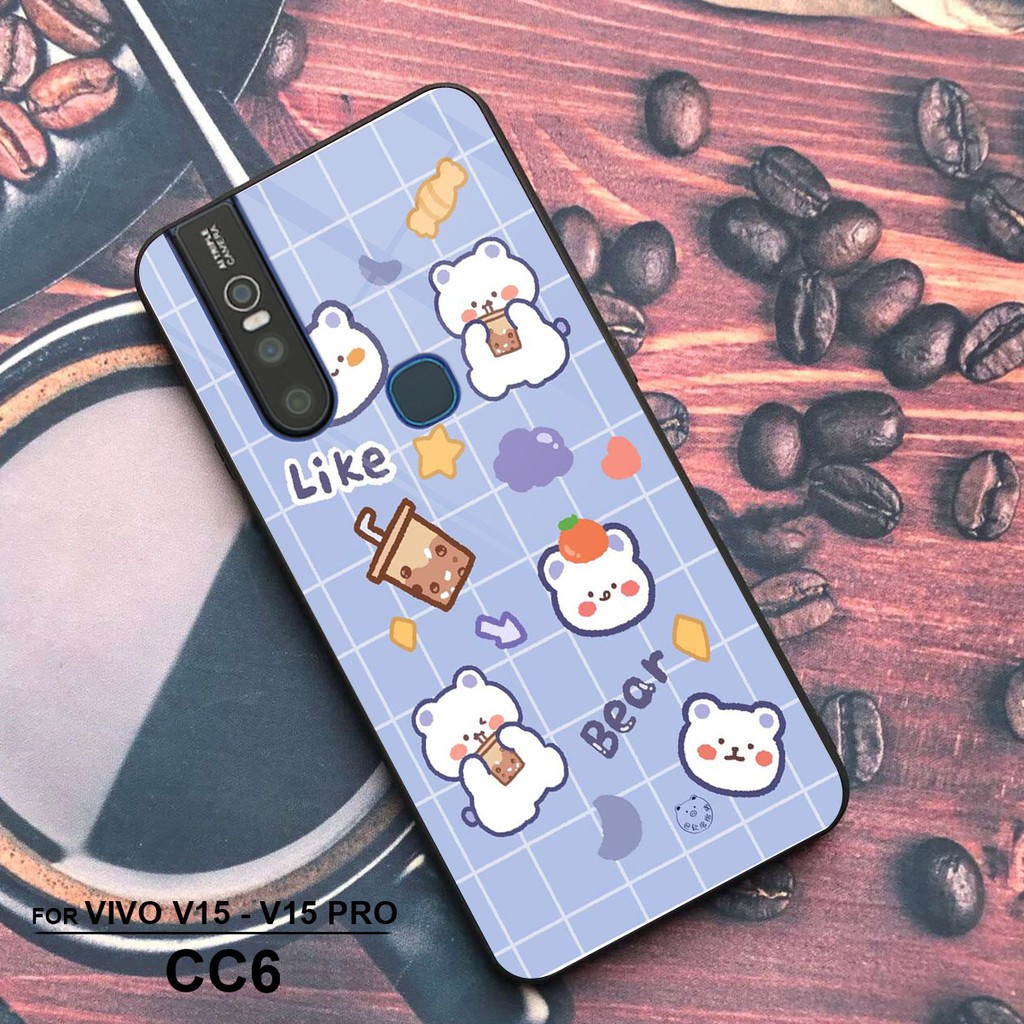 Ốp lưng điện thoại Vivo V15 - V15 Pro in hình Gấu/Chibi đáng yêu, cao cấp