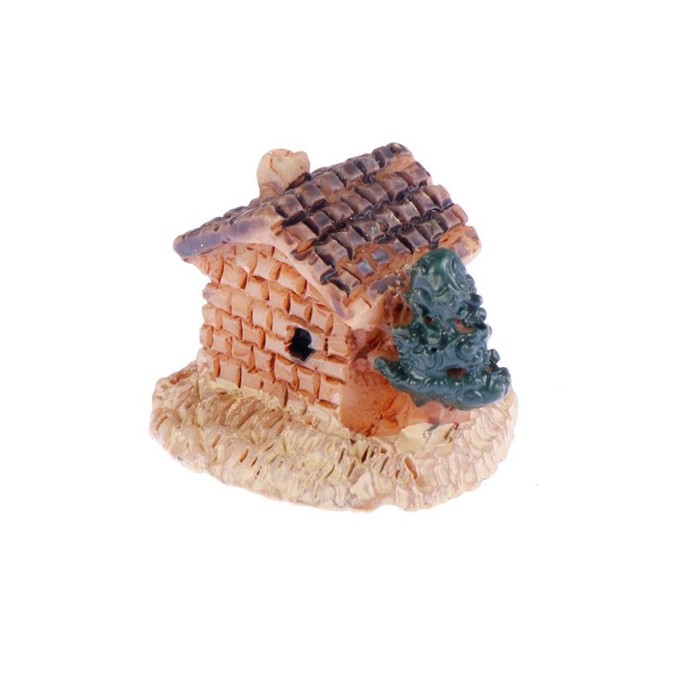 Set 5 Đồ trang trí Ngôi Nhà Mini Trang Trí Sân Vườn