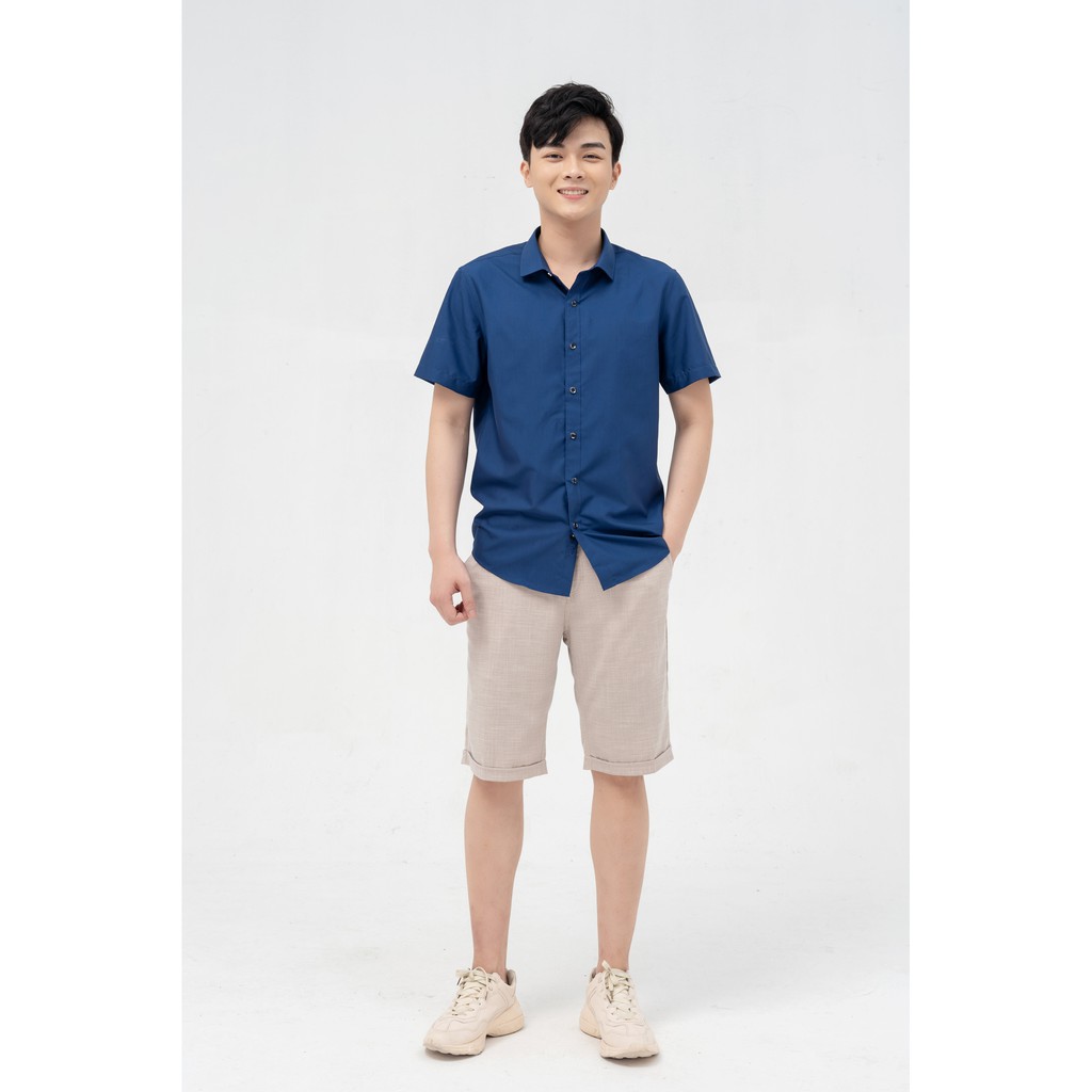 Áo Sơ Mi Nam YODY Tay Ngắn Slimfit VảI Nến Classic Chất Liệu Cao Cấp Dáng Công Sở Mã SP SNM4001 | BigBuy360 - bigbuy360.vn