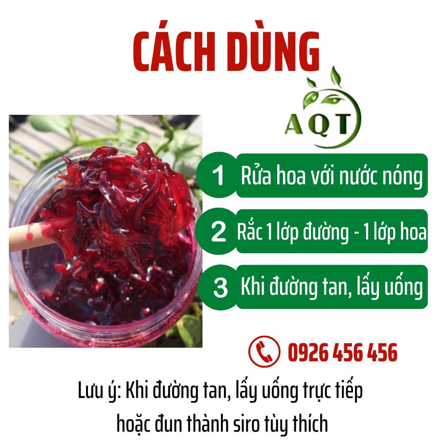 Hoa Bụp Giấm Khô  Bông 500g (Bông Dâm Bụt Tây, Trà Atiso Đỏ) Loại Tươi Đẹp Chất Lượng, Ngâm Siro Thanh Nhiệt