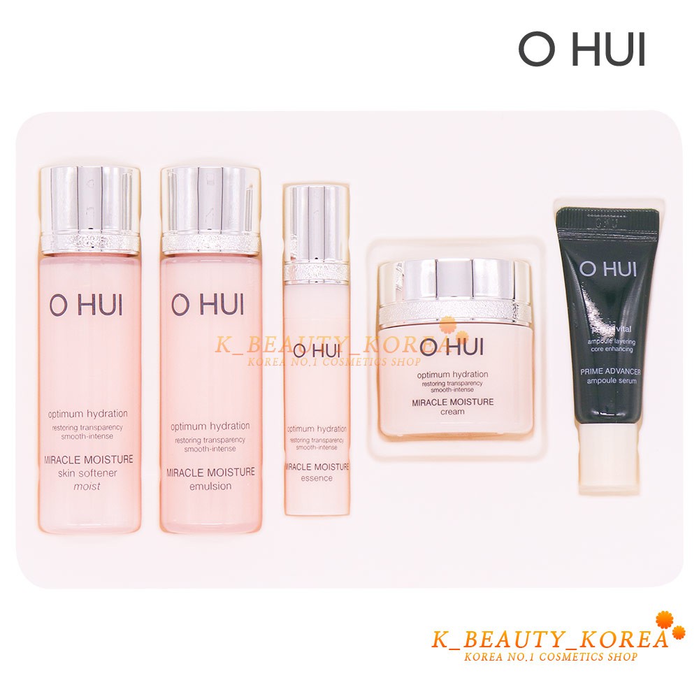 [OHUI] Dưỡng Ẩm Miracle Moisture Miniature 5pcs Kit | BigBuy360 - bigbuy360.vn