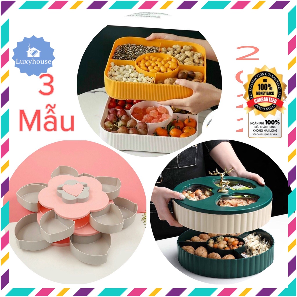 Khay đựng bánh kẹo Tết, Khay mứt Tết siêu hót mới nhất - Luxy Houseware