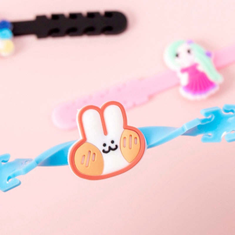 Dây hỗ trợ đeo khẩu trang bằng silicon họa tiết hoạt hình có thể điều chỉnh