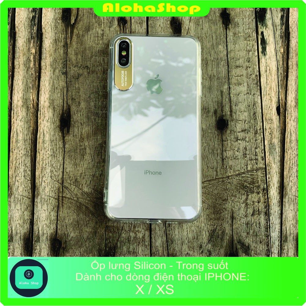 Ốp Lưng Iphone X/XS  Auto Forcus Bảo Vệ Camera