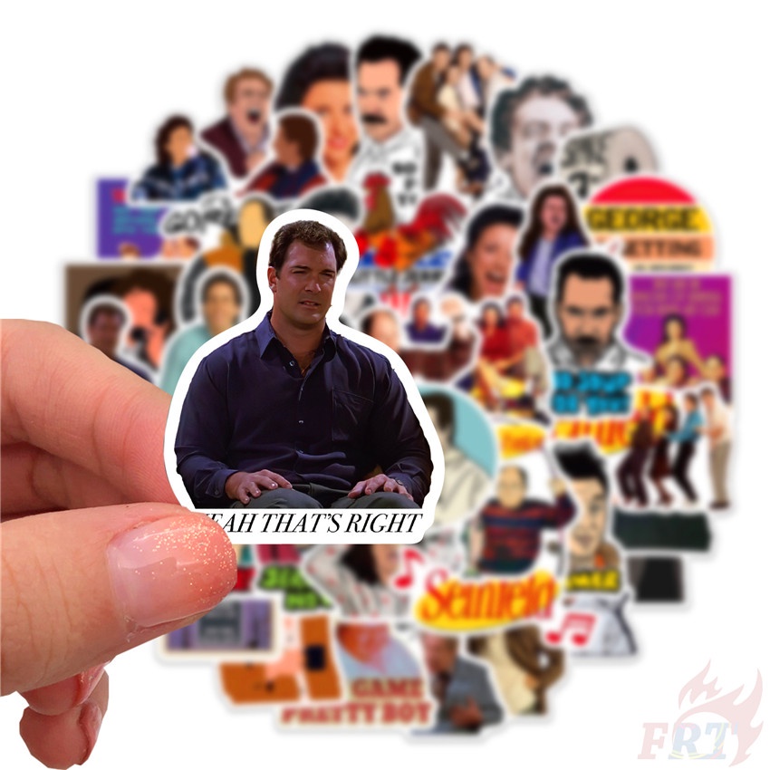 Set 50 miếng dán trang trí thời trang DIY Seinfeld Series 01