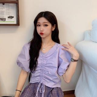 Áo Kiểu Tay Phồng Phong Cách Hàn Quốc Nữ Tính