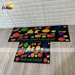 Thảm Đôi Nhà Bếp 3D Bền Đẹp💥Link 2💥 ( Gồm 2 miếng 40*60 và 40 * 120)