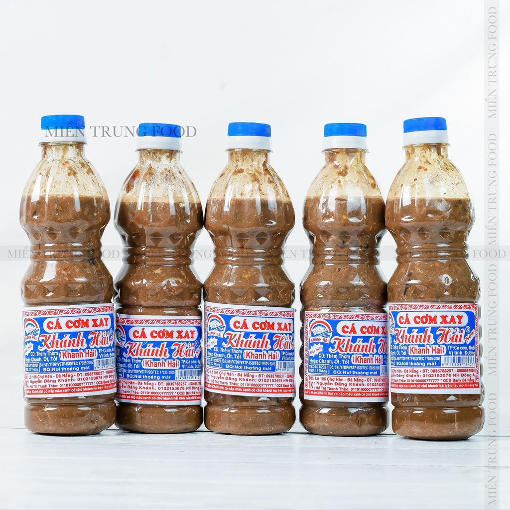 Mắm Nêm  cá cơm xay Đặc Biệt Khánh Hải thơm ngon đậm đà, đặc sản Đà Nẵng loại 500ml