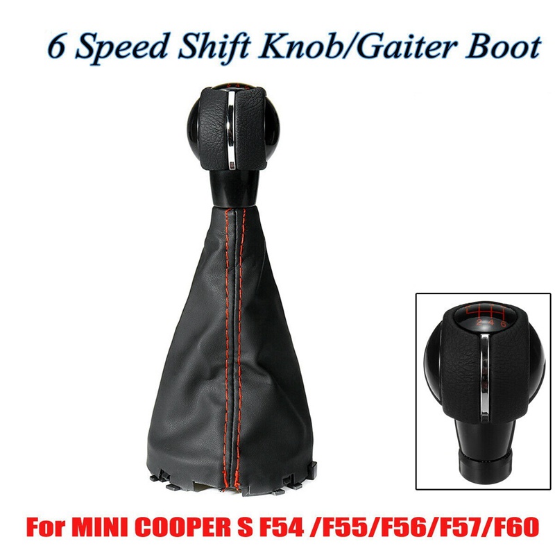 Cần Sang Số 6 Tốc Độ Với Bao Da Cho Mini Cooper F55 F56 F57 F54 F60 RED 25117641999