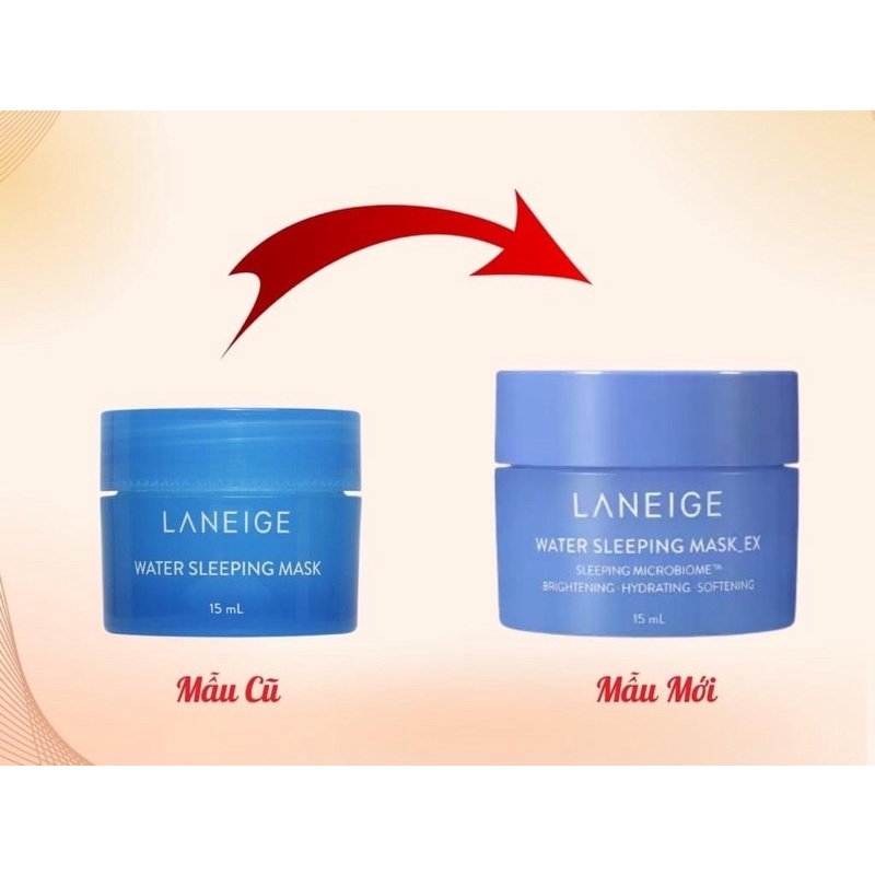 Bản Mới 2022 Mặt nạ ngủ Laneige Water Sleeping Mask Ex mini 15ml