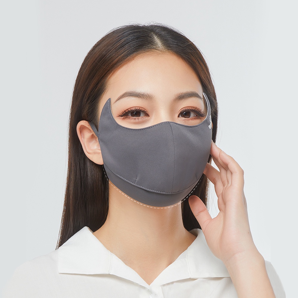 OhSunny Khẩu trang chống nắng bảo vệ toàn diện cho khuôn mặt phối tai mèo đáng yêu thời trang