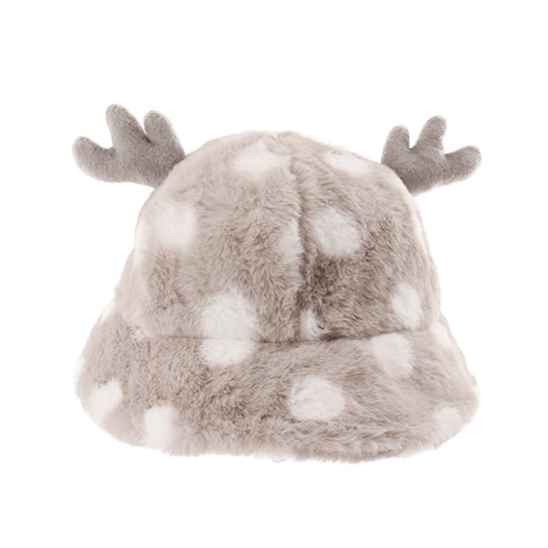 Nón Tai Bèo Họa Tiết Chấm Bi Thời Trang Thu Đông Cho Nữ