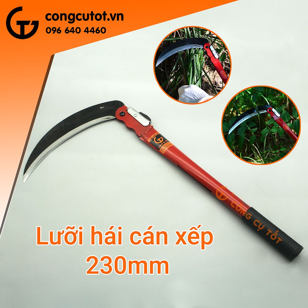 Lưỡi hái cán xếp 230mm