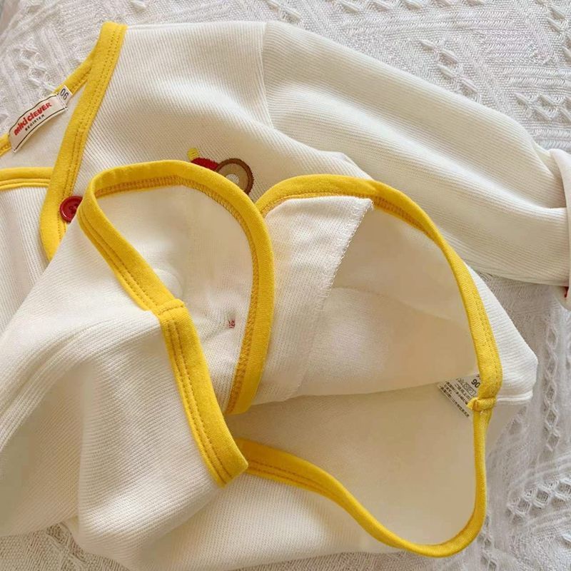 Áo Khoác Cardigan Cổ Chữ V Tay Dài In Họa Tiết Hoạt Hình Phối Nút Cài Thời Trang Xuân Thu Cho Bé Trai Và Gái