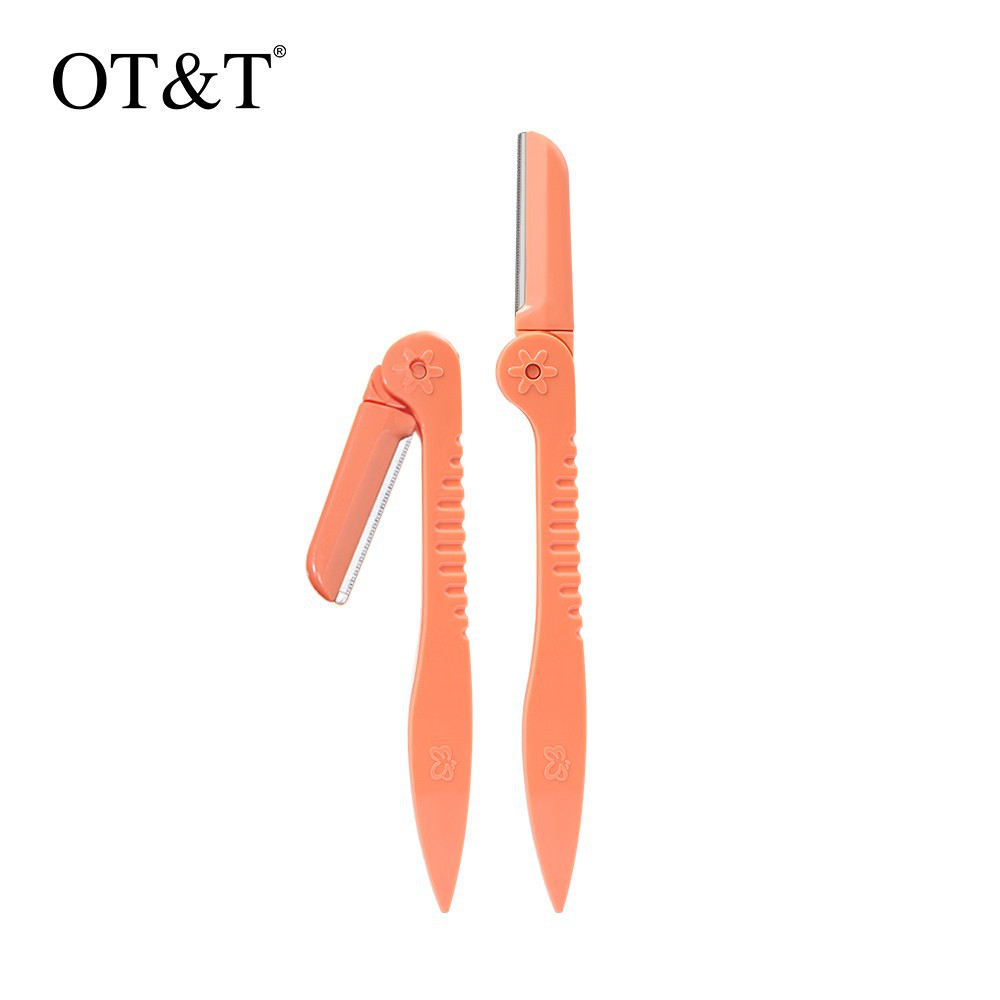 Bộ 2 dao cạo lông mày OT&T mini tiện dụng
