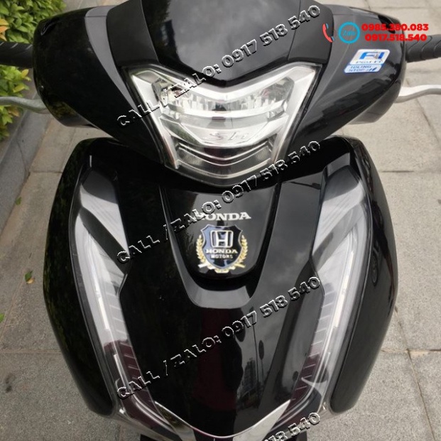 Logo HONDA / VIP Motors Kim Loại Dán Ô Tô, Xe Máy SH2012 - SH 2020, AB.. (GIÁ 1 CHIẾC) Ảnh thật Sp
