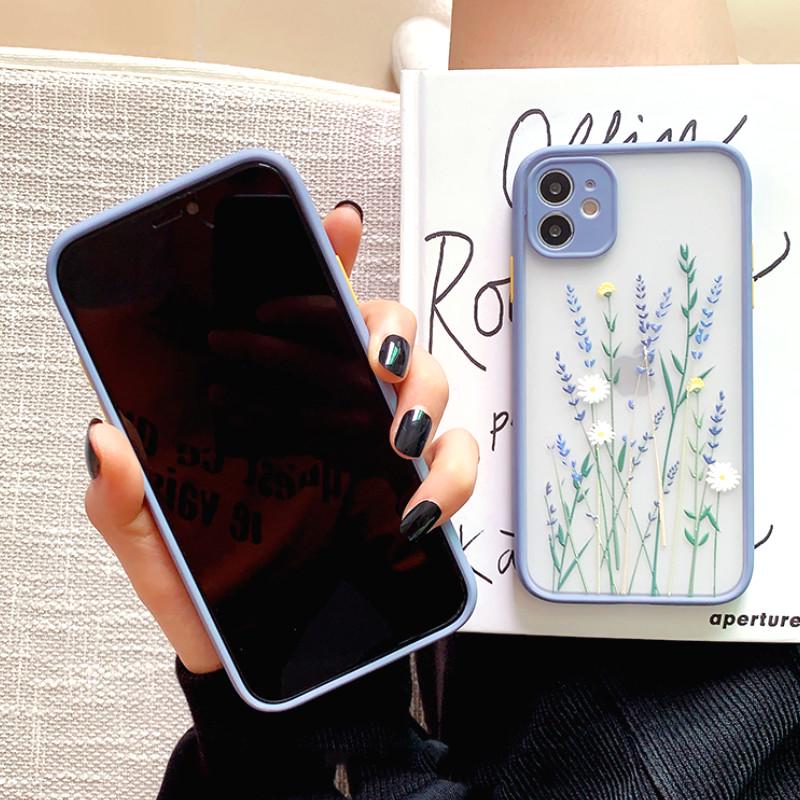 Ốp điện thoại TPU mềm bảo vệ camera họa tiết tranh dầu hình hoa cúc 3D cho IPhone 12 11 Pro Max X Xs Max XR6 8 7 Plus SE | BigBuy360 - bigbuy360.vn