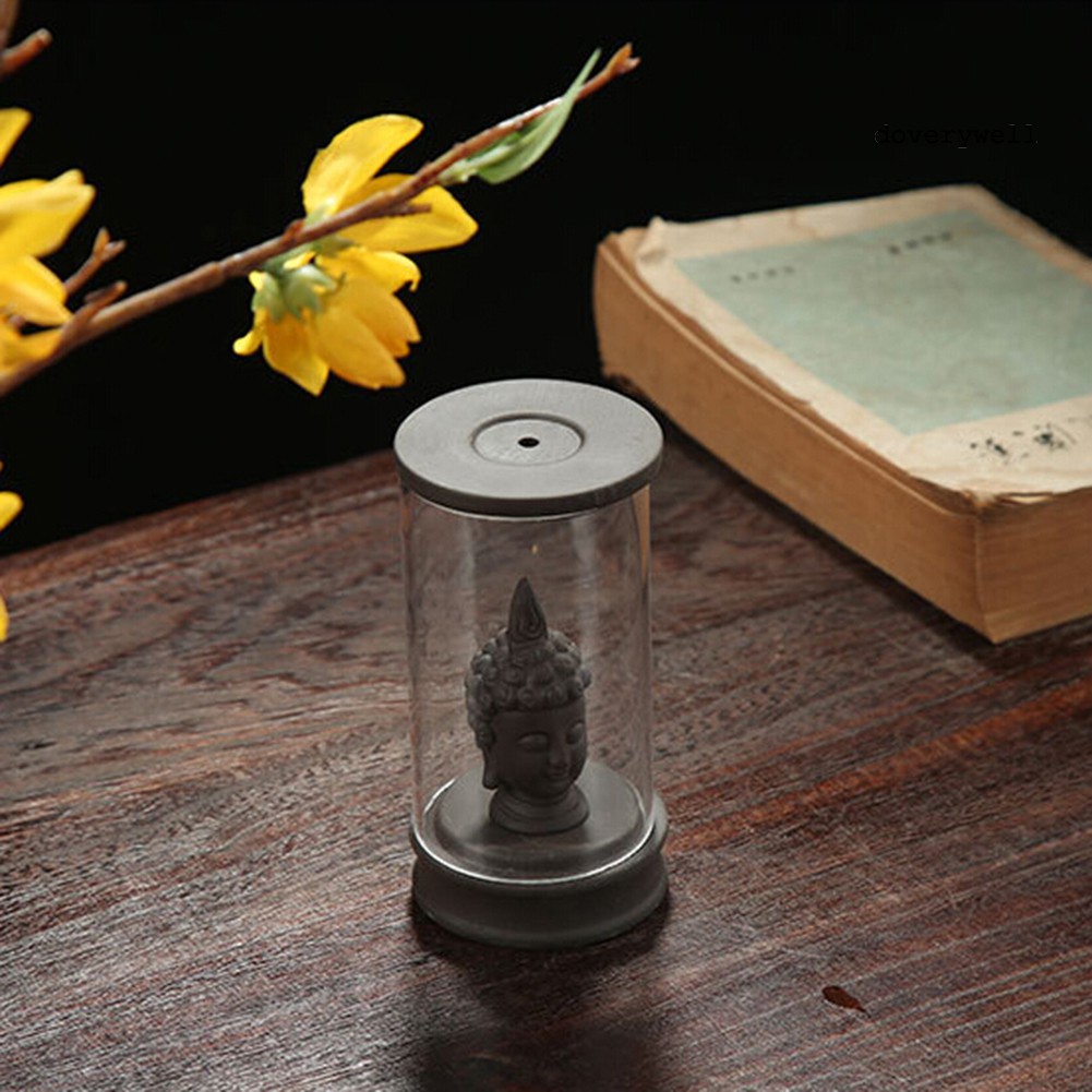 Thác Khói Trầm Hương Trang Trí Hình Tượng Phật