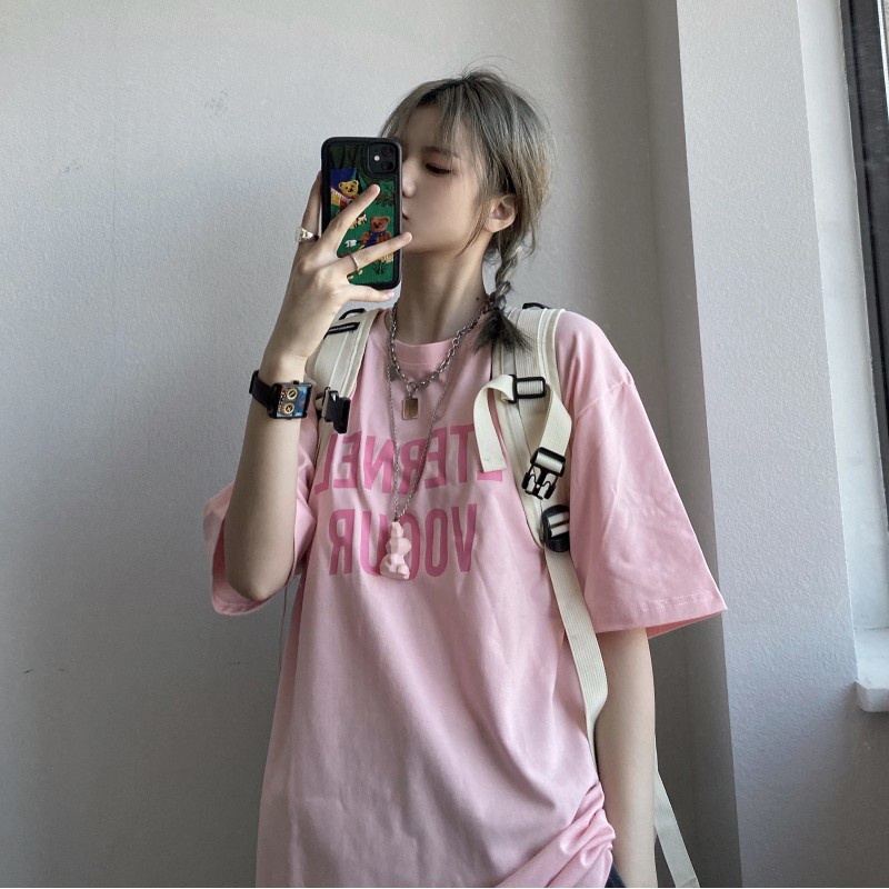 Áo thun nam nữ form rộng WYUJBCD67 Xinhshopz, áo phông unisex tay lỡ basic siêu cool