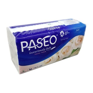 Khăn giấy thếp Paseo 220 tờ (hoa Hồng Vàng/Trắng)