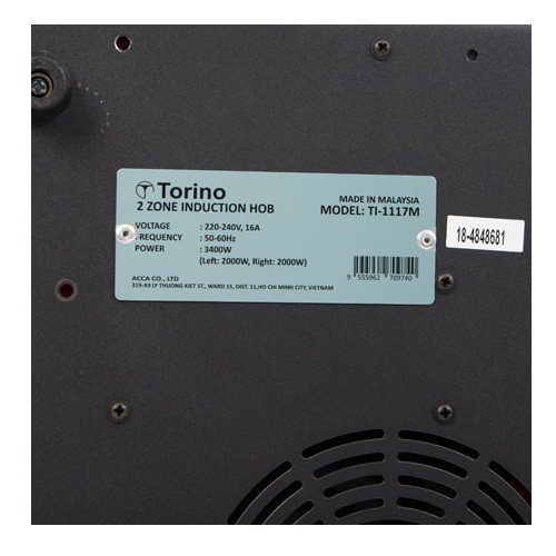 Bếp từ đôi Torino TI-1117M