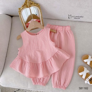 Bộ pelum xốp bé gái