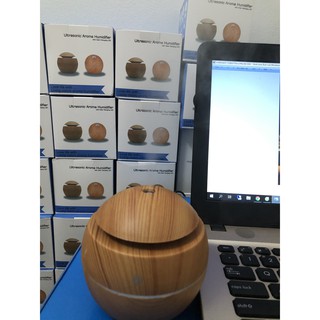 Máy Xông Tinh dầu vân gỗ