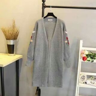 Áo cardigan len dáng dài