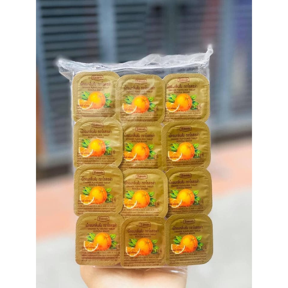 1Vỉ/24hộp Kẹo Vitamin C Thái Lan tuổi thơ trẻ em