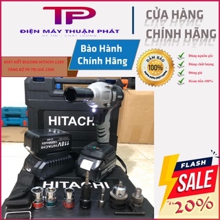 Máy xiết bulong , vặn vít hitachi. 118v 2 pin không chổi than