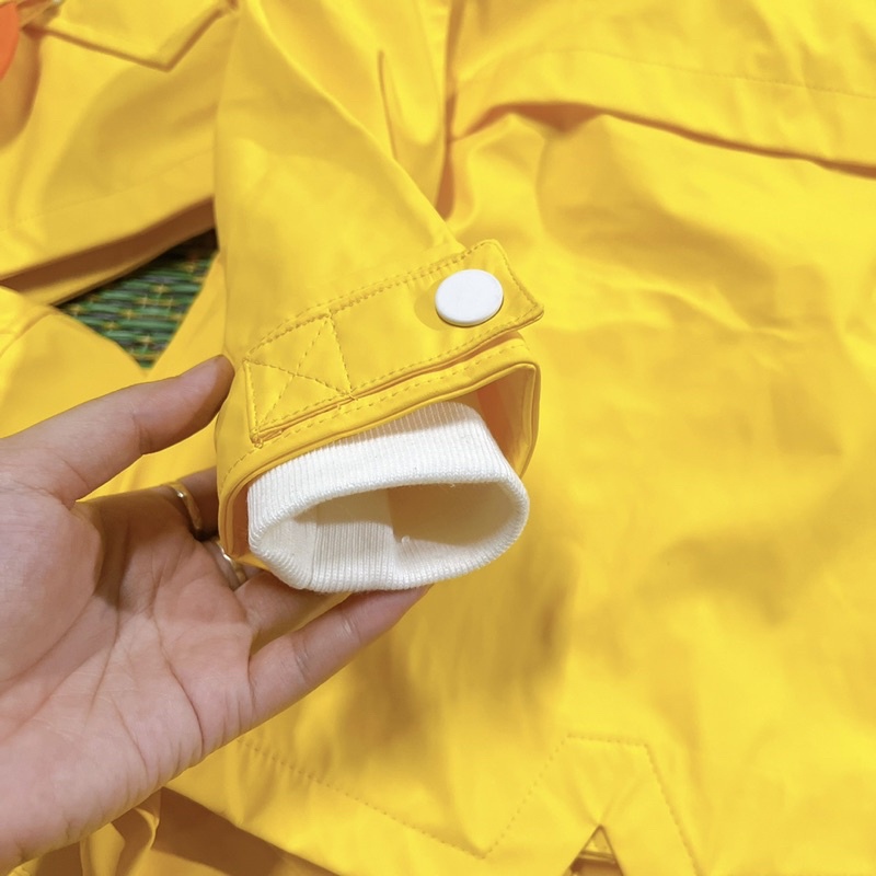M101 - ÁO KHOÁC MƯA VỊT VÀNG 6/9m - 2/3y - XUHASHOPBABY