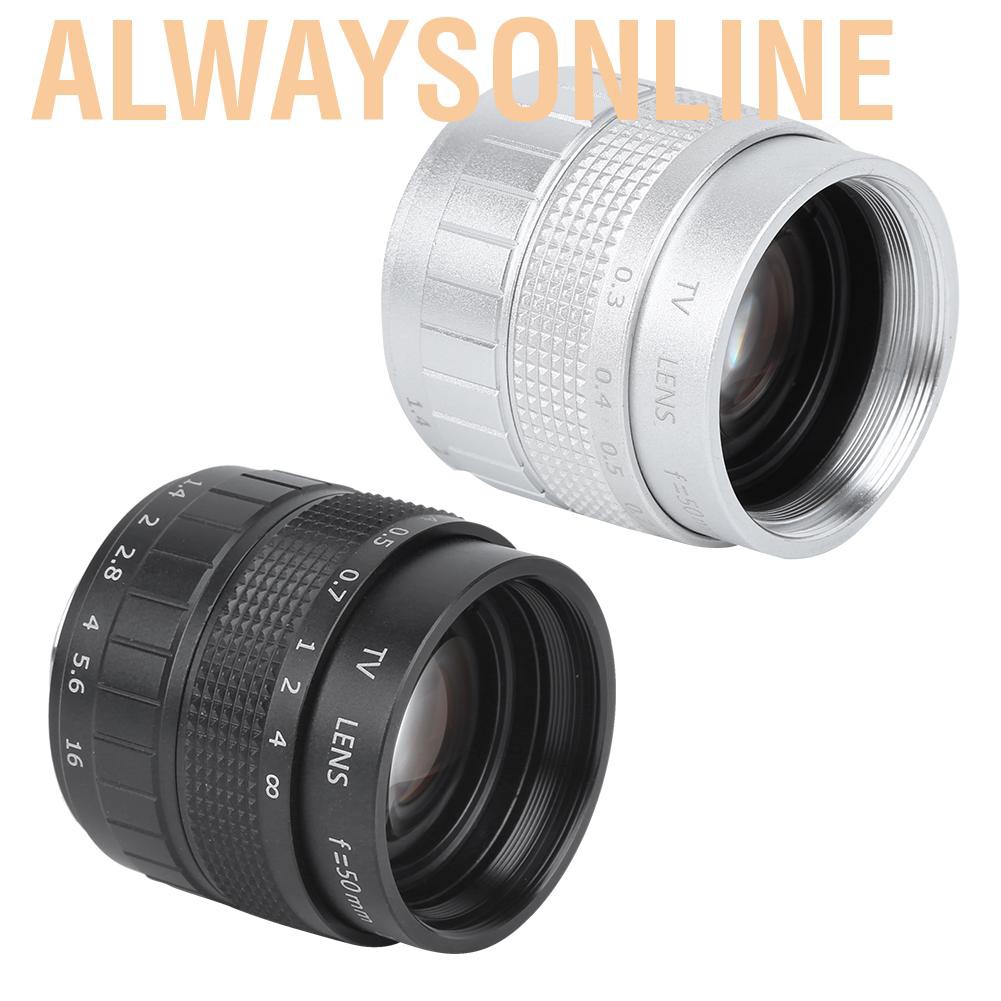 Ống Kính Thủy Tinh 50mm F1.4 C Cho Máy Ảnh Cctv