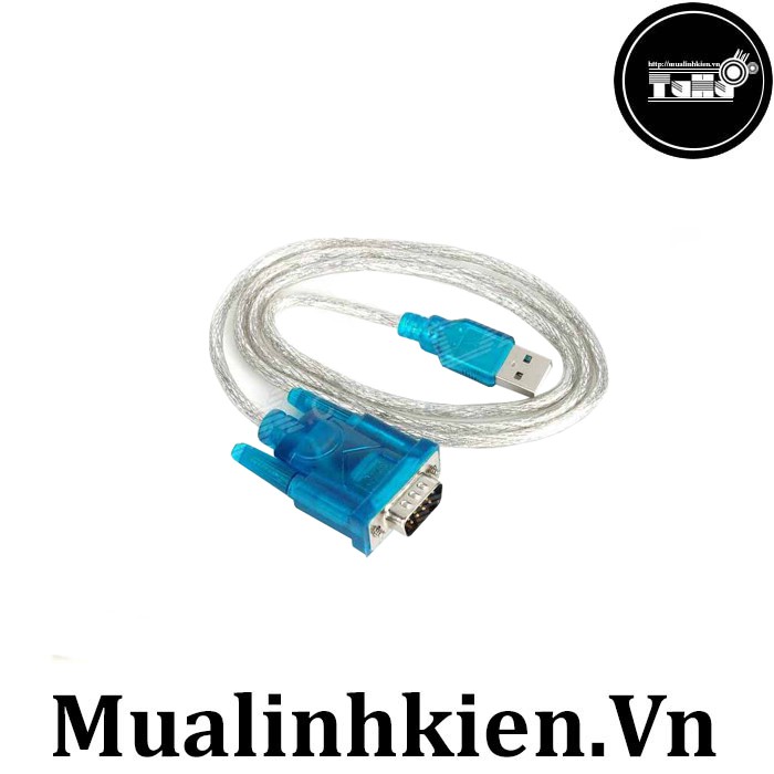 USB TO RS232 HL-340 V1 Dây màu xanh