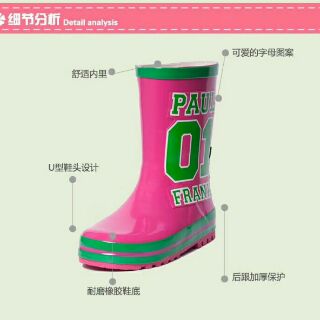 Giày ủng đi mưa cho bé
