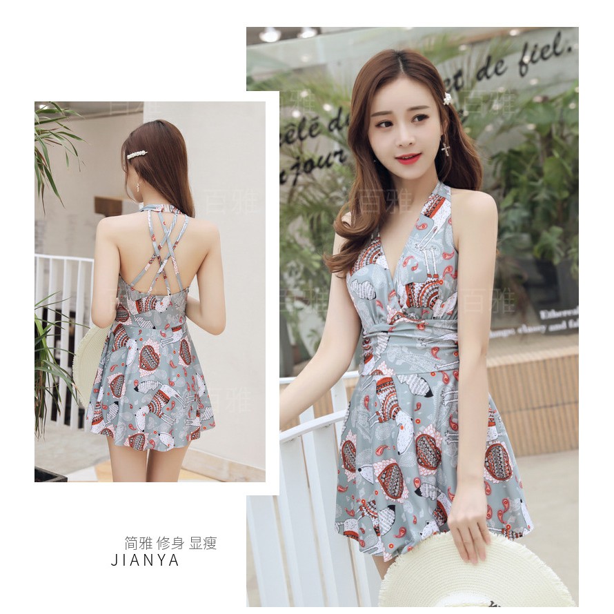 (Có Video)Bikini Đồ Bơi  Nữ Một Mảnh Dạng Váy 2021 | BigBuy360 - bigbuy360.vn