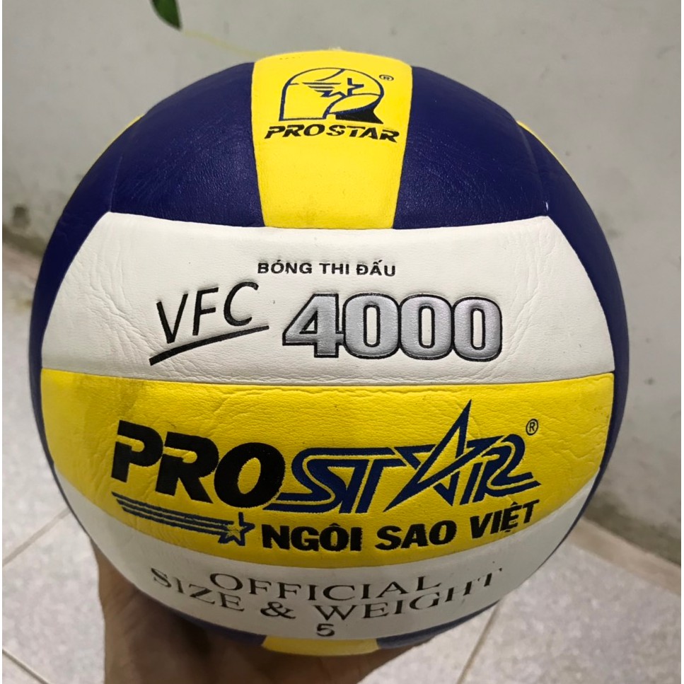 Quả Bóng chuyền Prostar VFC 4000 tiêu chuẩn thi đấu [ HÌNH THẬT+VIDEO, TẶNG KÈM LƯỚI VÀ KIM]