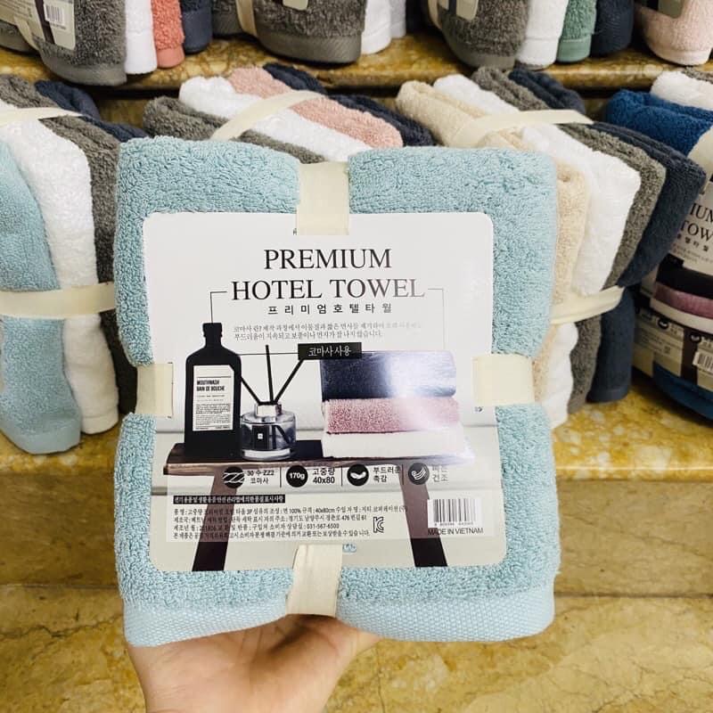 Set 4 chiếc Khăn Tắm, Khăn Cotton Thấm Hút Nước, Độ Bền Cao KT: 40x80cm