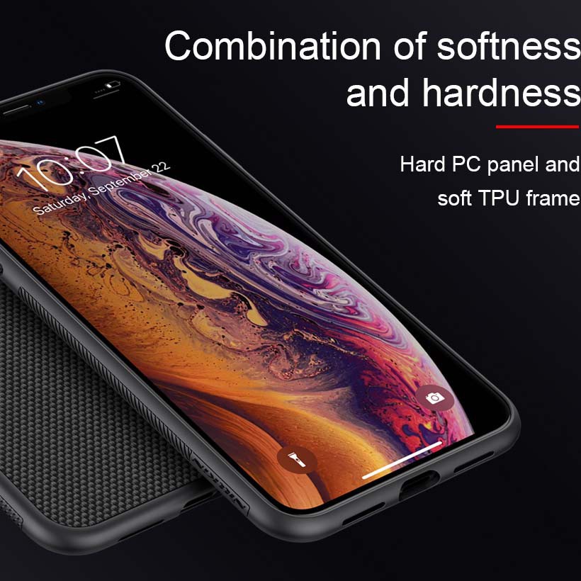 ỐP LƯNG IPHONE X - XS NILLKIN TEXTURE NYLON FIBER CHÍNH HÃNG