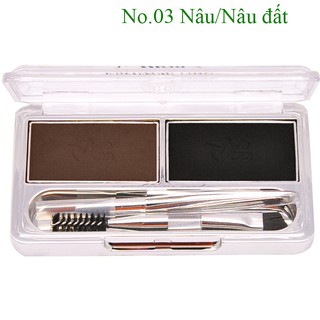 Bột Kẻ Chân Mày 2 Ngăn Mira Eyebrow Cake