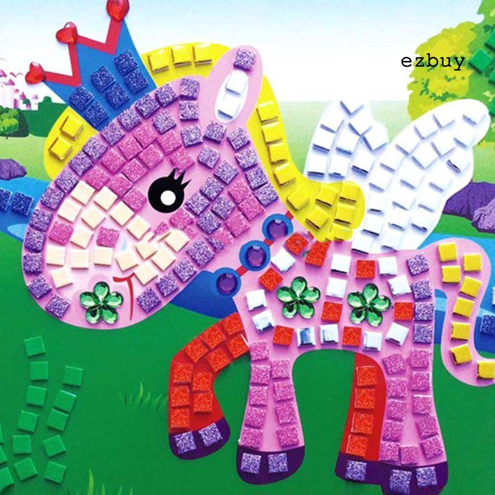 Bộ miếng dán 3D giúp bé phát triển trí não màu ngẫu nhiên
