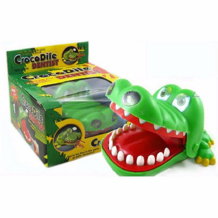 Trò Chơi Khám Răng Cá Sấu, Cá Sấu Cắn Tay Crocodile Detist