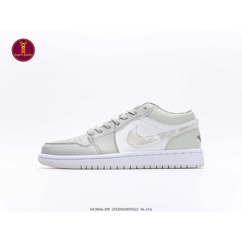 Giày Nike Air Jordan 1 Low White Camo DC9036-109