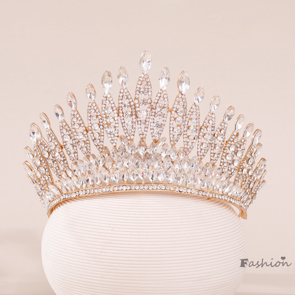 Vương Miện Đính Đá Lấp Lánh Nhiều Màu Sắc Trang Trí Sân Khấu