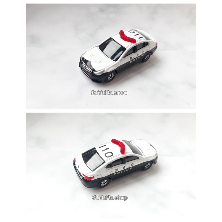 Xe Mô Hình Tomica c.sát màu trắng đèn đỏ