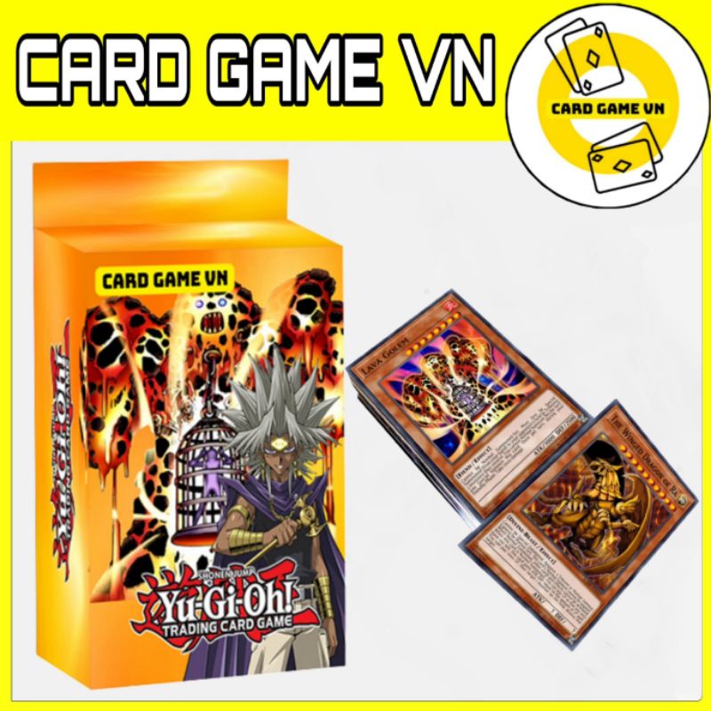 [BÀI IN] Bài YuGiOh - Hộp Thẻ Bài FullBox - Bộ 45 lá bài Structure Deck của Marik Ishtar - Card Game VN